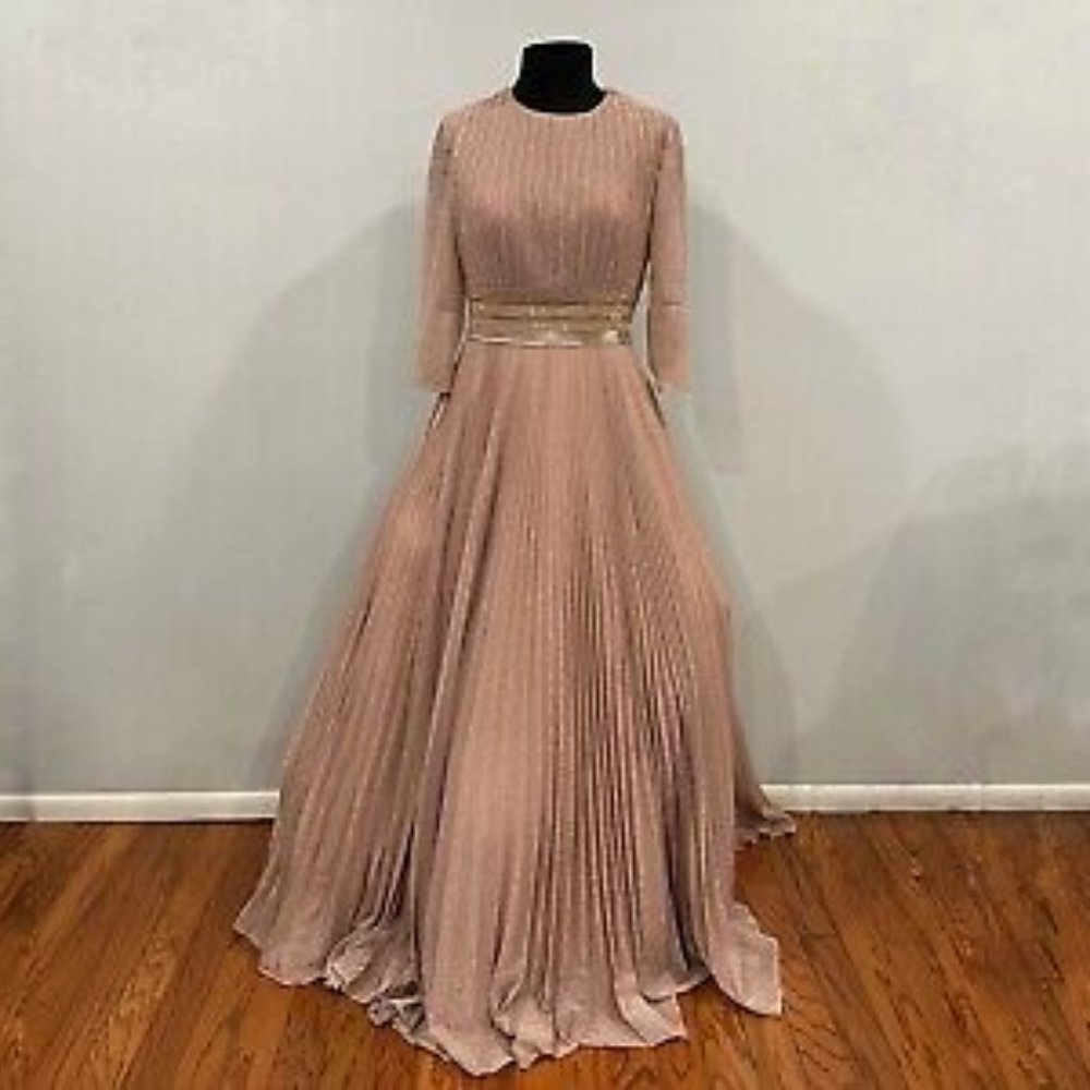 NWT MAC DUGGAL ROSE GOLD 🔥BALLGOWN